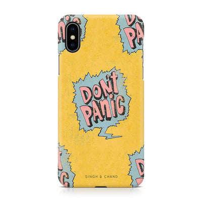 DON'T PANIC iPhone XS Max Phone Case