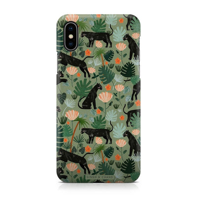BLACK PANTHER IN THE JUNGLE iPhone XS Max Phone Case