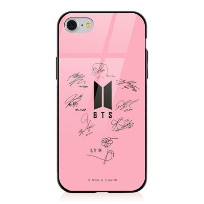 BTS Autograph iPhone SE 2020 Phone Case