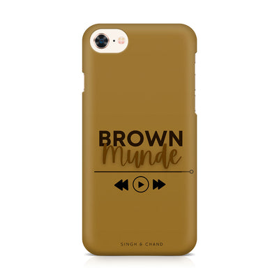 Pause play button BROWN MUNDE iPhone SE 2020