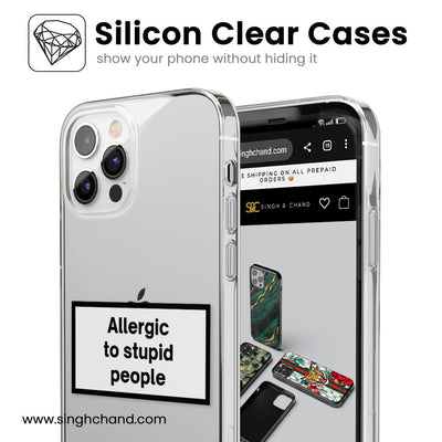 Alergic To People iPhone 14 Plus Phone Case