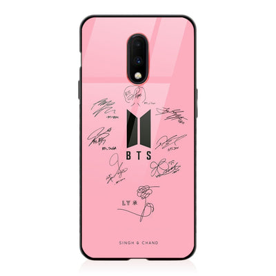 BTS Autograph One Plus 7 Phone Case