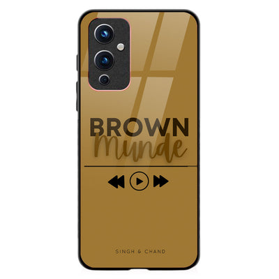 Pause play button BROWN MUNDE One Plus 9