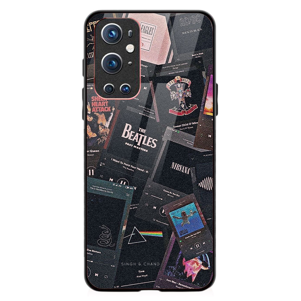 Pause play button BEATLES One Plus 9 Pro Phone Case