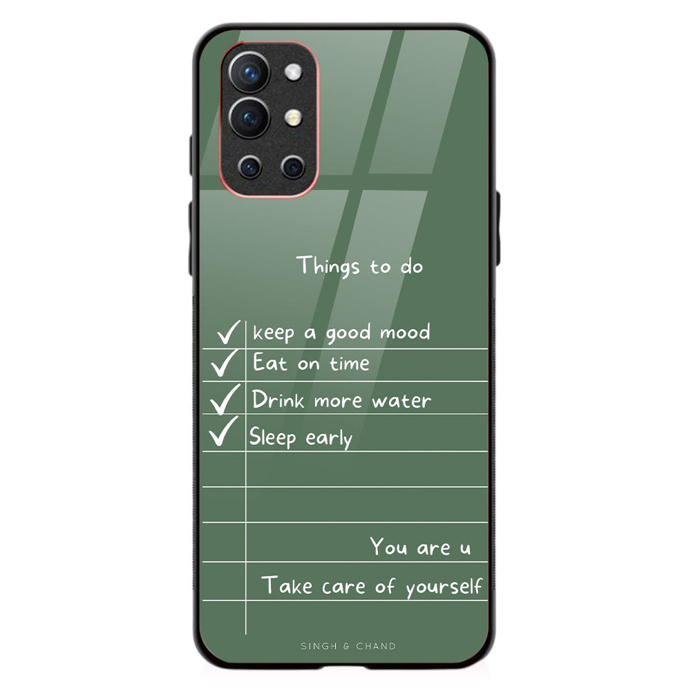 Things to do� One Plus 9R Phone Case